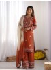 Shop NSR-888 Rayon Cotton embroidered Farshi Pant suit with thread work, Heavy Georgette digital print dupatta and lace border at ₹1,199/-.