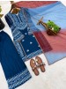 Shop NSR-888 Rayon Cotton embroidered Farshi Pant suit with thread work, Heavy Georgette digital print dupatta and lace border at ₹1,199/-.