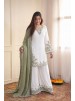 HK-1741 | Pakistani Maska Cotton Embroidered 3 Piece Set