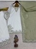 HK-1741 | Pakistani Maska Cotton Embroidered 3 Piece Set