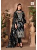ALOK SUIT | BLACK BLOOM | Pure Reyon Designer Collection