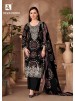 ALOK SUIT | BLACK BLOOM | Pure Reyon Designer Collection