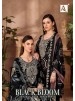 ALOK SUIT | BLACK BLOOM | Pure Reyon Designer Collection