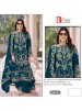 Shop BILQIS B-234 velvet designer suit with heavy embroidered handwork top, velvet bottom with embroidery lace and heavy embroidered dupatta at ₹1,499/-.