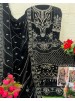 Shop BILQIS B-234 velvet designer suit with heavy embroidered handwork top, velvet bottom with embroidery lace and heavy embroidered dupatta at ₹1,499/-.