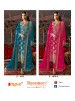 Shop FEPIC ROSEMEEN 1875 unstitched Chinon suit with heavy embroidery and handwork, embroidered Chinon dupatta and heavy Dull Santoon bottom at ₹1,475/-.