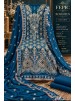 Shop FEPIC ROSEMEEN 1875 unstitched Chinon suit with heavy embroidery and handwork, embroidered Chinon dupatta and heavy Dull Santoon bottom at ₹1,475/-.