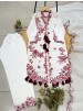 LG-2153 | Roman Silk Pakistani Embroidered Kurti Set