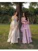 ST-227 | Heavy Jimy Silk Organza Embroidered Sequence Suit