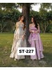 ST-227 | Heavy Jimy Silk Organza Embroidered Sequence Suit