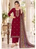 ALOK SUIT | NIRZARA | Premium Zam Dyed Designer Collection