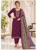 ALOK SUIT | NIRZARA | Premium Zam Dyed Designer Collection