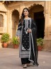 Shop LOOMEERA LM-37 Pakistani three-piece suit with Rayon Satin top and palazzo, Cotton inner and Tebby Soft Organza dupatta at ₹1,449/-.