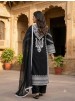 Shop LOOMEERA LM-37 Pakistani three-piece suit with Rayon Satin top and palazzo, Cotton inner and Tebby Soft Organza dupatta at ₹1,449/-.