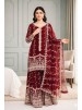 Shop SSR-533 Pure Fendy Silk ready-to-wear suit with heavy embroidery sequence work on top, bottom and dupatta, full sleeves and sizes M to XXL at ₹1,099/-.