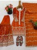 Shop SSR-533 Pure Fendy Silk ready-to-wear suit with heavy embroidery sequence work on top, bottom and dupatta, full sleeves and sizes M to XXL at ₹1,099/-.