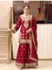 AD236 | Heavy Chinon Silk 3 MM Sequins Designer Party Wear