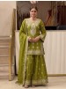 AD236 | Heavy Chinon Silk 3 MM Sequins Designer Party Wear