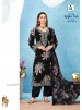 ALOK SUIT | APPLE CUT-3 | BLACK EDITION | Viscose Reyon Designer Collection