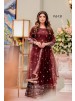 FD-131 | Pure Chinon Silk 5 MM Sequins Designer Gown