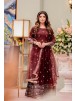 FD-131 | Pure Chinon Silk 5 MM Sequins Designer Gown
