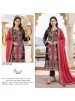 KT-375 COLOR | Pure Viscose Maslin Digital Print Hand Work Suit