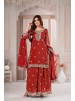 FE-141 | Fendy Silk Sequence Embroidered Designer Sharara