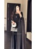 KD-1578 | Heavy Natural Crepe Thread & Sequence Designer Palazzo Set