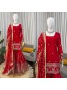 5000 SERIES | 6003 | Chinon Silk Thread & Sequence Sharara Suit