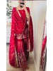5000 SERIES | 6003 | Chinon Silk Thread & Sequence Sharara Suit