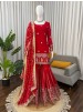 5000 SERIES | 6003 | Chinon Silk Thread & Sequence Sharara Suit