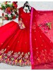 FD-8006 | Pure Fox Georgette Shine Embroidery Designer Gown