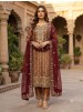JD-552 | Traditional Collection | Jimmy Chu Silk Embroidered Kurti Set