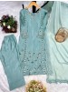 JD-569 | Pure Chinon Silk Thread & Sequence Embroidery Collection