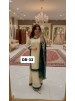 DB-33 | Heavy Faux Georgette Embroidery Sequence & Rivet Moti Palazzo Collection