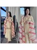 DHK-1393 | Natural Crepe Silk Embroidery Sequence Designer Palazzo Collection