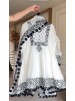 5000 Series | 6070 | Natural Crepe Thread Embroidery & Real Mirror Work Collection