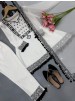 5000 Series | 6070 | Natural Crepe Thread Embroidery & Real Mirror Work Collection