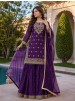 JL-1055 | Pure GMY Silk Embroidery Sequence & Riveted Moti Sharara Collection
