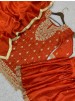 JL-1055 | Pure GMY Silk Embroidery Sequence & Riveted Moti Sharara Collection