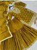 JL-1055 | Pure GMY Silk Embroidery Sequence & Riveted Moti Sharara Collection