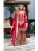 AD210 | Heavy Faux Georgette Embroidery 5 MM Sequence Designer Palazzo Collection