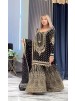 AD210 | Heavy Faux Georgette Embroidery 5 MM Sequence Designer Palazzo Collection