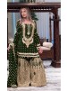 AD210 | Heavy Faux Georgette Embroidery 5 MM Sequence Designer Palazzo Collection