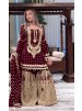 AD210 | Heavy Faux Georgette Embroidery 5 MM Sequence Designer Palazzo Collection