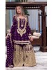 AD210 | Heavy Faux Georgette Embroidery 5 MM Sequence Designer Palazzo Collection