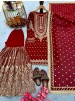 AD210 | Heavy Faux Georgette Embroidery 5 MM Sequence Designer Palazzo Collection