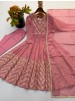 JF-050 | Crunchy Silk Embroidered Anarkali Gown | Premium Festive Collection