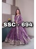 SSC-694 | Heavy Diamond Silk Embroidery Sequin Work | Designer Party Wear Collection
