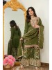 FD-824 | NC Vichitra Multi-Thread Embroidery Sequin Work | Designer Sharara Collection